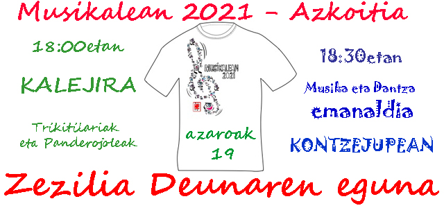 Musikalean 2021-Zezilia Deunaren eguna